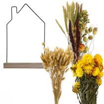 Artikel Gör-det-själv-låda blombar med torkade blommor hus 34,5×24,5cm