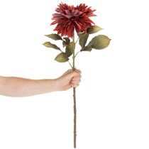 Artikel Konstgjord dahliablomma med lång stjälk, 68 cm