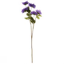 Artikel Konstgjorda dahlior i lavendel med 5 blommor 105cm