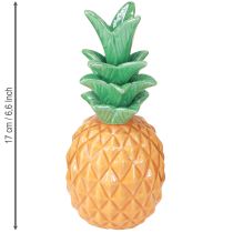 Artikel Dekorativ ananas keramik Färgglad keramik dekoration diverse 17 cm 3 st