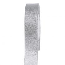 Artikel Dekorationsband silver 25mm 22,5m