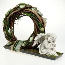 Artikel Minnesfigur sovängel grå 16cm 2 st