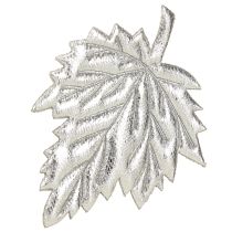 Artikel Dekorativa sidenblad 5cm silver 60 st