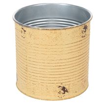 Artikel Dekorativ plåt, aprikos, metallkruka, sommardekoration, Ø15,5 cm H15 cm