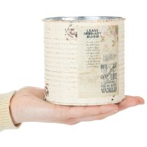 Artikel Blomkrukaset för balkong och trädgård, dekoration för planteringslåda, vintagestil, 15 cm, 3 delar