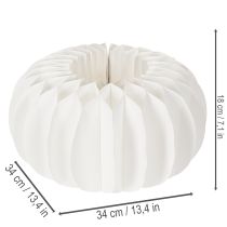 Artikel Pappersdekorationsboll, modern pumpadekoration, bikakepapper, 34 cm, 2 stycken