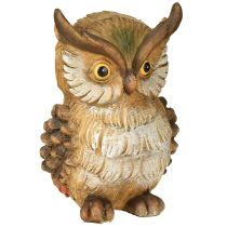 Artikel Dekorativ uggla dekorativ figur handmålad höst dekorativ polyresin H14cm