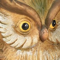 Artikel Dekorativ uggla dekorativ figur handmålad höst dekorativ polyresin H14cm
