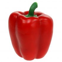 Deco vegetabilisk röd paprika H10cm