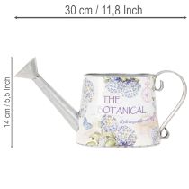 Artikel Dekorativ vattenkanna hortensia metall vintageblommor 30x11x14,5cm