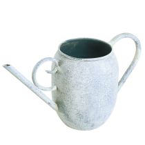 Artikel Dekorativ vattenkanna metall i vitblått 32cmx11cmx18cm
