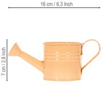 Artikel Dekorativt vattenkannaset, metall, 8 delar, flerfärgad, 16,5x7 cm - Perfekta växtbehållare för balkong och kök