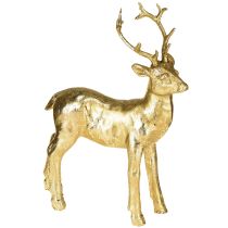Artikel Dekorativ stående renfigur av hjort guld 10,5×4,5×16 cm 2 stycken