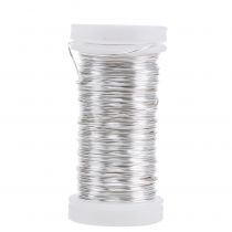 Artikel Dekorativ emaljerad tråd silver Ø0,50mm 50m 100g