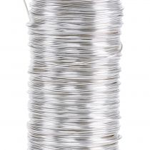 Artikel Deco Emaljerad Tråd Silver Ø0,50mm 50m 100g