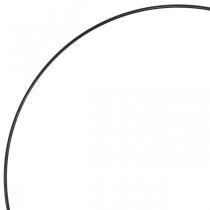 Deco metallring dekorring Scandi ring svart Ø20,5cm 6st
