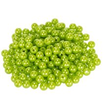 Artikel Dekorativa pärlor, äppelgrön, Ø8mm, 250 stycken