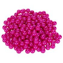 Artikel Dekorativa rosa pärlor, Ø8 mm, 250 stycken