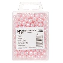 Artikel Dekorativa pärlor Ø8mm Rosa 250 st