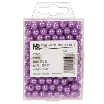 Artikel Dekorativa pärlor Ø8mm Violett 250 st