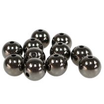 Artikel Dekorativa pärlor antracit metallic 14mm 35 st
