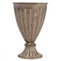 Artikel Dekorativ trofékruka i antik utseende gråbrun Ø13cm H19cm