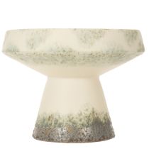 Artikel Dekorativ keramikskål, creme grågrön, Ø20cm, H16cm