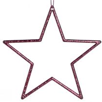 Artikel Dekorstjärnor Julgransdekorationer Berry Glitter Ø12cm 12 st