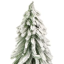 Artikel Dekorativ julgransfot snötäckt med bark Ø20cm H50cm