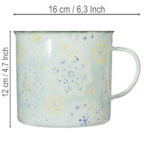 Artikel Dekorativ mugg, kruka, mandala, emaljerad, Ø13cm H12cm