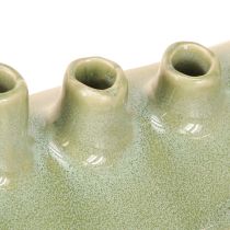 Artikel Dekorativ Vas Båt Keramikvas Ljusgrön 23×8,5×11cm