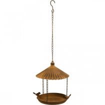 Artikel Dekorativt fågelbad, fågelbad, galler dekorativ trädgård Ø23cm H27,5cm