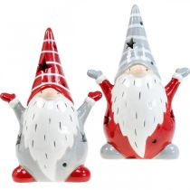 Deco Gnome värmeljushållare jul H18cm 2st