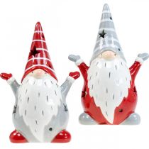 Artikel Deco Gnome värmeljushållare jul H18cm 2st