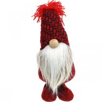 Artikel Deco Gnome Skägg Jul Gnome Deco Figur Röd H30cm