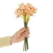 Artikel Dekorativ blommande gren peruansk lilja för tidlösa arrangemang, 33 cm, 6 stycken
