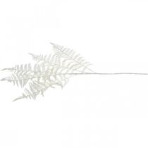 Artikel Deco ormbunke konstgjord växt ormbunke blad konstgjord ormbunke vit L78cm