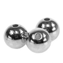 Artikel Dekorativa pärlor silver metallic 14mm 35 st