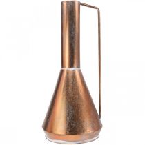 Artikel Elegant golvvas, vintagestil, orientalisk, dekorativ kanna i kopparfärgad metall, Ø26cm H58cm