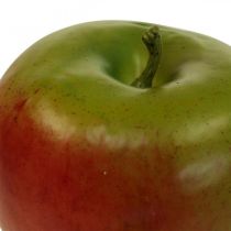 Deco äppelröd grön, deco frukt, matdocka Ø8cm