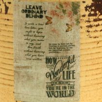 Artikel Dekorlåda aprikos växtkruka metall sommardekoration Ø15,5cm H15cm