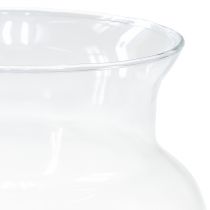 Artikel Dekorativ glasvas lykta glas klar Ø18cm H20cm