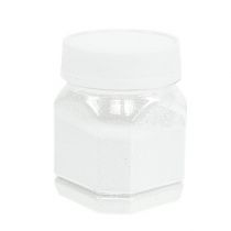 Dekorativ glitter vit 115g
