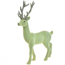 Artikel Dekorativ hjortren dekorativ figur julgrön grå H37cm