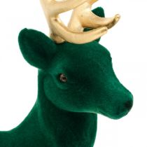 Artikel Deco rådjur stående grönguld juldekoration figur 40cm
