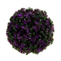 Artikel Dekorativ boll lila gjord av blommor växtkula konstgjord Ø15cm 1 st