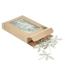 Artikel Dekorativa trollsländor för att hänga sommardekoration silver 5×4cm 36 st
