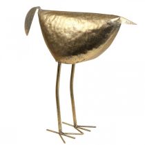 Deco fågel Deco figur fågel guld metall dekoration 46×16×39cm
