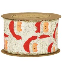 Artikel Dekorativt band jultomten dekorativt band 60mm 10m