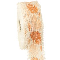 Artikel Dekorationsband regnskog bomullsband orange 30mm 15m